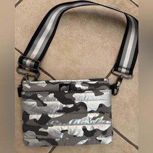 THINK ROYLN Bum Bag Crossbody Gray Camo